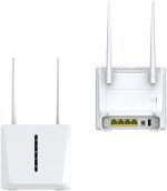 ⁦دي لينك راوتر واي فاي بشريحة بيانات متنقل مع 4 منافذ جيجابت ,ابيض, D-Link DWR-M961V LTE CAT6 4G/HSPA AC1200 router with 4xGigabit LAN ports with 1xGigabit combo WAN/LAN port⁩ - الصورة ⁦2⁩