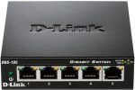 دي لينك سويتش 5 منفذ POE جيجابت،اسود,D-Link DGS-105/B 24 Port 10/100/1000Base-T unmanaged gigabit switch