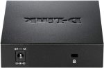 ⁦دي لينك سويتش 5 منفذ POE جيجابت،اسود,D-Link DGS-105/B 24 Port 10/100/1000Base-T unmanaged gigabit switch⁩ - الصورة ⁦2⁩