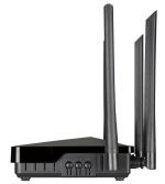 ⁦دي لينك (AC1200)راوتر دي إس إل واي فاي مع 4 منافذ، اسود, D-Link DSL-245GE/EB VDSL2/ADSL2+ 11AC 1200Mbps router with 4 Gigabit LAN ports with 1 combo LAN/WAN⁩ - الصورة ⁦3⁩