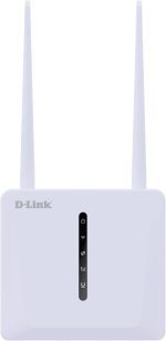 دي لينك راوتر واي فاي بشريحة بيانات متنقل مع 4 منافذ جيجابت ,ابيض, D-Link DWR-M961V LTE CAT6 4G/HSPA AC1200 router with 4xGigabit LAN ports with 1xGigabit combo WAN/LAN port