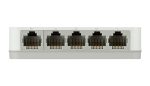 ⁦دي لينك سويتش 5 منفذ جيجابت،ابيض,D-Link DGS-1005A/B 5 Port Gigabit Easy Desktop Switch ⁩ - الصورة ⁦2⁩