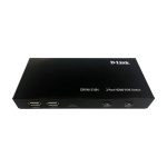 دي لينك عبارة عن جهاز يحتوي على 2 HDMI مع  D-Link DKVM-210H/DS 2-Port KVM Switch with HDMI and USB Ports ,4K Resolution, USB