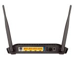 ⁦دي لينك (N300)راوتر دي إس إل واي فاي مع 4 منافذ، اسود, D-Link DSL-2750U/IN/W ADSL2/2+ 11n 300Mbps router with 4x10/100mbps LAN ports⁩ - الصورة ⁦2⁩