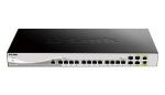 دي لينك سويتش سمارت بـ12منفذ بسرعة 10G ،اسود,D-Link DXS-1210-16TC 10G Smart Switch with 12-port 10GBASE-T and 2-port 10G SFP+ and 2-port 10GBASE-T/SFP+ combo port