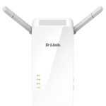 دي لينك مقوي شبكه واي فاي يدعم الجيل الرابع والخامس ، ابيض, D-Link DHP-W610AV/BNA PowerLine AV2 1000 Wi-Fi AC1200 Adapter