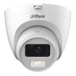 دهوا كاميرا داخلية سمارت ملونة 5ميجابكسل اتش دي انالوج، زاوية الرؤية ثابتة 3.6mm، مسافة الاضاءة 20m، تدعم جميع الانظمة ،D-Link DH-HAC-HDW1500CLQN-IL-A 5MP Smart Dual Light HDCVI Fixed-focal Quick-to-install Eyeball Camera