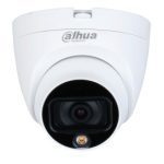 دهوا كاميرا داخلية سمارت ملونة 5ميجابكسل اتش دي انالوج،زاوية الرؤية ثابتة 3.6mm، ميكرفون، مسافة الاضاءة 20m، تدعم جميع الانظمة ،DAHUA-HAC-HDW1509TLQN-A-LED 5MP Full-color HDCVI Quick-to-install Eyeball Camera