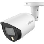 دهوا كاميرا خارجية ملونة فور كيه اتش دي انالوج،زاوية الرؤية ثابتة 3.6mm، مايك، مسافة الاضاءة 20m، تدعم جميع الانظمة ،DAHUA-HAC-HFW1809TN-A-LED 4K Full-Color HDCVI Bullet Camera