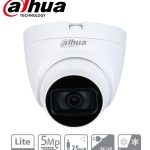 دهوا كاميرا داخلية 5 ميجابكسل اتش دي انالوج، زاوية الرؤية ثابتة 3.6mm، اي ار 30متر، DAHUA- DH-HAC-HDW1500TLQN-A 5MP Starlight HDCVI Quick-to-install IR Eyeball Camera