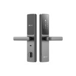 ⁦قفل باب اكتروني للابواب الخشبية (بصمة، كرت، ورقم سري وبالتطبيق عن بعد) EZVIZ Smart Fingerprint Lock CS-DL05-R100-WBCP-GR(M)⁩ - الصورة ⁦5⁩
