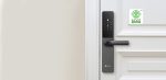 ⁦قفل باب اكتروني للابواب الخشبية (بصمة، كرت، ورقم سري وبالتطبيق عن بعد) EZVIZ Smart Fingerprint Lock CS-DL05-R100-WBCP-GR(M)⁩ - الصورة ⁦3⁩