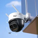 IMOU 3K H.265 Wi-Fi P&T Mixed Zoom Camera Cruiser Z (IPC-S7DP-5M0WEZ) كاميرا ايمو كروزور 5MP تعمل بال WiFi بدقة 5 ميجابكسل وتكبير 12X