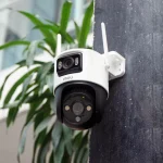 IMOU Cruiser Dual Lens 10MP Outdoor WiFi Surveillance Camera, Resolution (5MP+5MP), كاميرا ايمو كروزر 10 ميجا واي فاي بكاميرتين مزدوجة ملونة متحركة وثابتة IPC-S7XEN-10M0WED