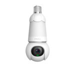 IMOU 5MP BULB CAM PT TWO-WAY TALK , كاميرا ايمو مصباح دورانية بدقة 3 ميجابكسل واي فاي تركب مكان اللمبة IPC-S6DN-3M0WEB