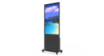 شاشة عرض إعلانية 55 انش طويلة Standing Indoor Portable Touch LCD Display Indoor Poster Advertising Display Screen 55 inch