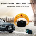 ⁦عرض اليوم الوطني قفل ركن السيارة الاوتوماتيكي بالتحكم عن بعد، ومقاومة للماء والسرقة بزاوية 180 درجة Automatic Remote Control Car Parking Lock, Multiple Control Waterproof Anti-theft 180 ° Flip Heavy Duty Removable Fold Down Metal⁩ - الصورة ⁦2⁩