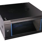 كابينة لحفظ الاجهزة الالكترونية مع باب زجاجي وقفل Cabinet 6U