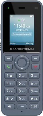 ⁦جراندستريم هاتف لاسلكي ip واي فاي  Grandstream WP816 Wireless Wi-Fi IP Phone with Built-in Dual Band 802.11a/b/g/n/AC/AX and 6 Hours Talk Time⁩ - الصورة ⁦2⁩