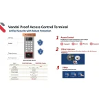 ⁦نظام التحكم في الابواب من هيكفيجين ( بصمة، كرت، رقم سري ) Hikvision DS-K1T502DBFWX-C Fingerprint Access Control Terminal⁩ - الصورة ⁦6⁩