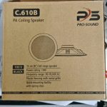 ⁦سماعات سقفية قدرة 10 واط لون اسود موديل C.610B متعدد الخيارات ماركة PRO-SOUND PA Ceiling Speaker 10W 15cm 6" Black+⁩ - الصورة ⁦3⁩