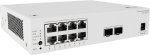 هواوي سويتش شبكة Huawei eKitEngine S210-8P2J 8*10/100/1000BASE-T ports (128W PoE+), 2*2.5GE SFP ports, with 1*220 V AC power adapter, Fanless